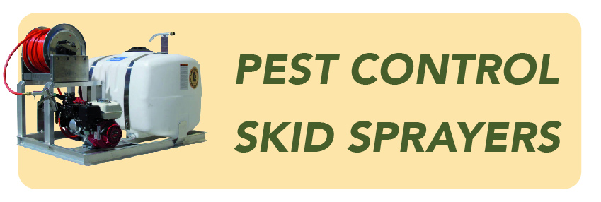Button for skids for pest control